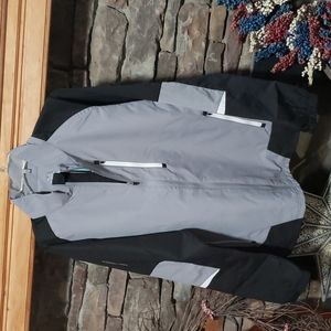 NWT PAGE& TUTTLE FREE SWING FULL ZIP THIN JACKET SZ L